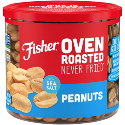 Fisher Peanuts Oven Roasted - 12 Oz - Image 3