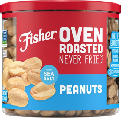 Fisher Peanuts Oven Roasted - 12 Oz - Image 2