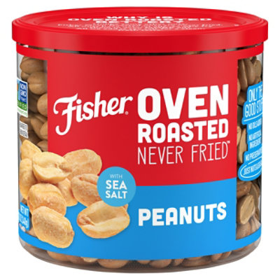 Fisher Peanuts Oven Roasted - 12 Oz - Image 1