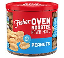 Fisher Peanuts Oven Roasted - 12 Oz