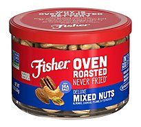 Fisher Deluxe Mixed Nuts Oven Roasted - 8.75 Oz