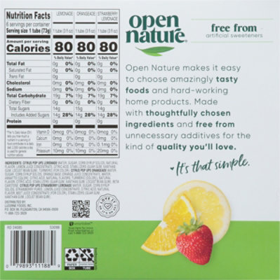 Open Nature Citrus Pop Ups - 6 - 3 Fl. Oz. - Image 5