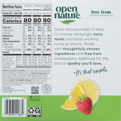 Open Nature Citrus Pop Ups - 6 - 3 Fl. Oz. - Image 6