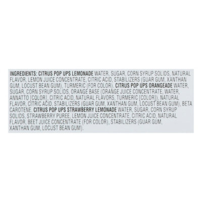 Open Nature/O Organics Citrus Pop Ups - 6-3 Fl. Oz. - Image 5