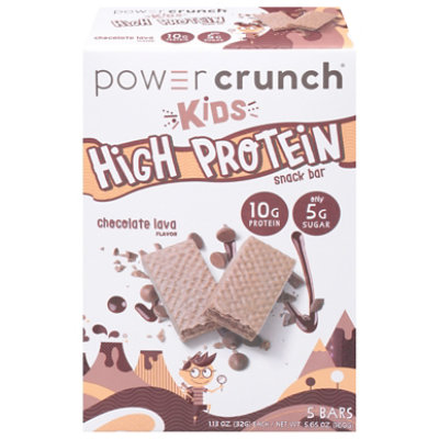 Power Crunch Kids Snack Protein Chocolate Lava 5 Count Pack - 5-1.13 Oz - Image 3