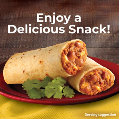 El Monterey Beef Bean & Cheese Chimichangas Family Size 8 Count - 30.4 Oz - Image 2