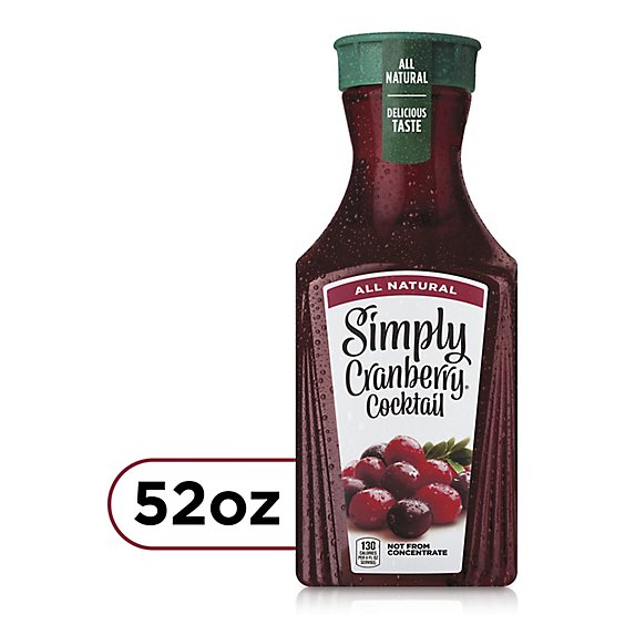 Simply Cranberry Cocktail All Natural - 52 Fl. Oz.