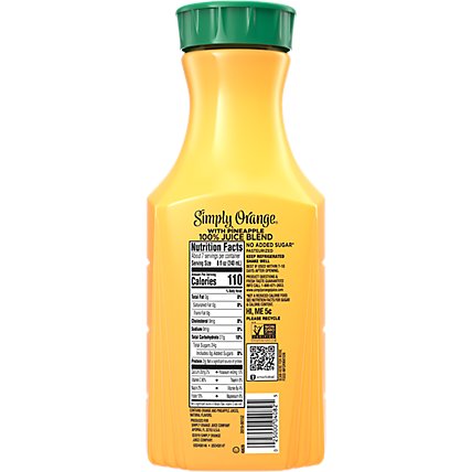 Simply Orange Juice With Pineapple Pulp Free - 52 Fl. Oz. - Image 6