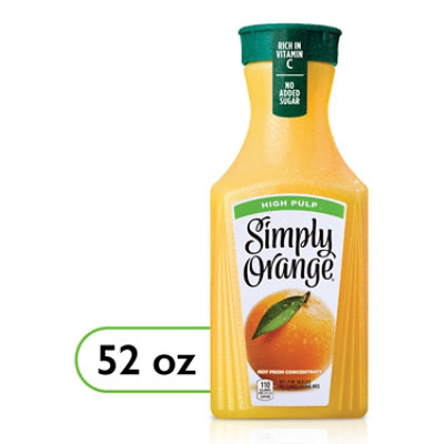 Simply Orange Juice High Pulp - 52 Fl. Oz.