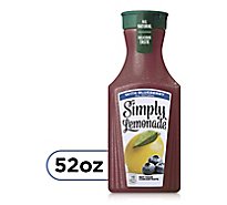 Simply Lemonade Juice All Natural With Blueberry - 52 Fl. Oz.