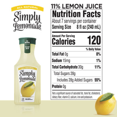 Simply Lemonade Juice All Natural - 52 Fl. Oz. - Image 4