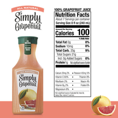 Simply Grapefruit Juice All Natural - 52 Fl. Oz. - Image 4