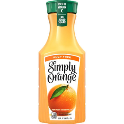 Simply Orange Juice Pulp Free - 52 Fl. Oz. - Image 2