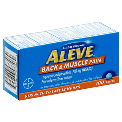 Get Back & Muscle Pain Relief with Aleve® Back & Muscle Pain