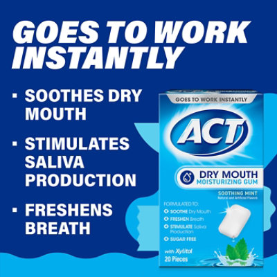 Act Gum Dry Mouth - 20 Count - Image 3