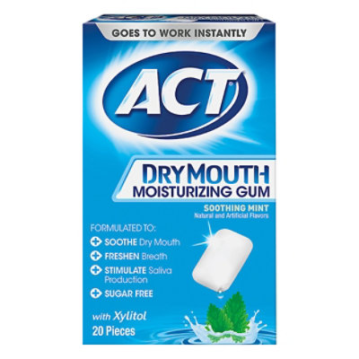 Act Gum Dry Mouth - 20 Count