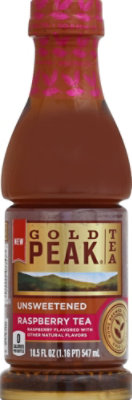 Gold Peak Tea Unsweetened Raspberry Flavored - 18.5 Fl. Oz. - Safeway