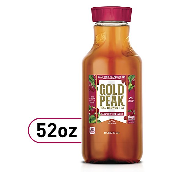 Gold Peak Tea Iced Raspberry Flavored - 52 Fl. Oz.