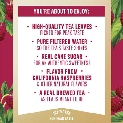 Gold Peak Tea Iced Raspberry Flavored - 52 Fl. Oz. - Image 5