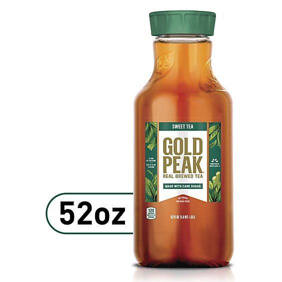 Gold Peak Tea Black Iced Sweetened - 52 Fl. Oz.