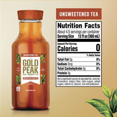 Gold Peak Tea Black Iced Unsweetened - 52 Fl. Oz. - Image 4