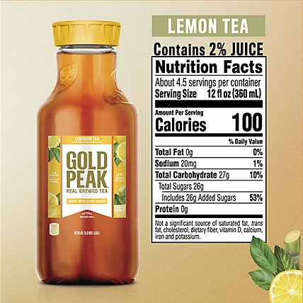Gold Peak Tea Iced Lemonade Flavored - 52 Fl. Oz. - Image 1