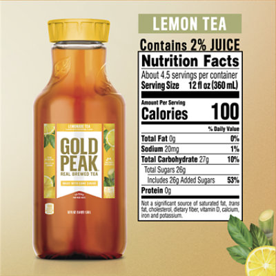 Gold Peak Tea Iced Lemonade Flavored - 52 Fl. Oz. - Image 4