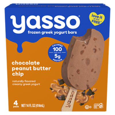 Yasso Frozen Greek Yogurt Bars Chocolate Peanut Butter - 4-3.5 Fl. Oz. - Image 3