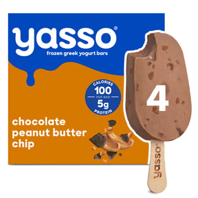 Yasso Frozen Greek Yogurt Bars Chocolate Peanut Butter - 4-3.5 Fl. Oz. - Image 2