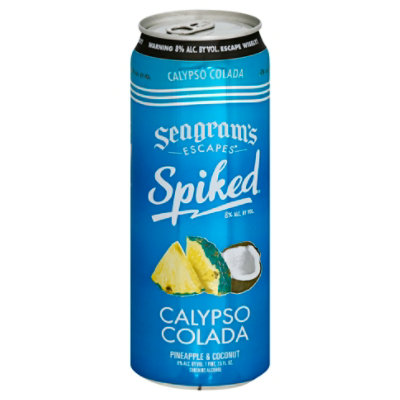 Seagrams Spiked Calypso Colada In Cans - 23.5 Fl. Oz.