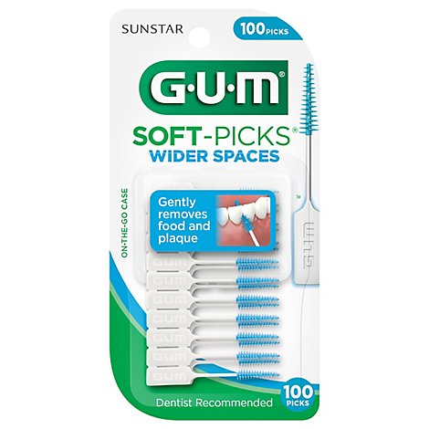 Gum Soft Picks Wide - 100 Count