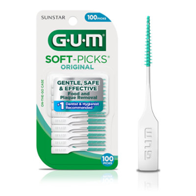 GUM Soft Picks Original Dentist Recommended Dental Floss Picks