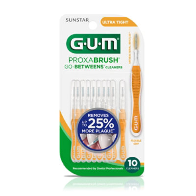 GUM Proxabrush Go Betweens Ultra Tight Interdental Brushes Soft Bristled Dental Picks - 10 Count - Image 3