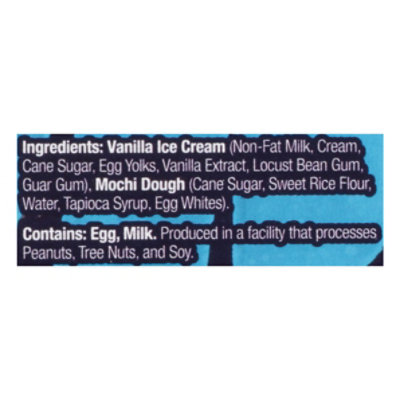 Bubbies Ice Cream Mochi Vanilla - 7.5 Oz - Image 5