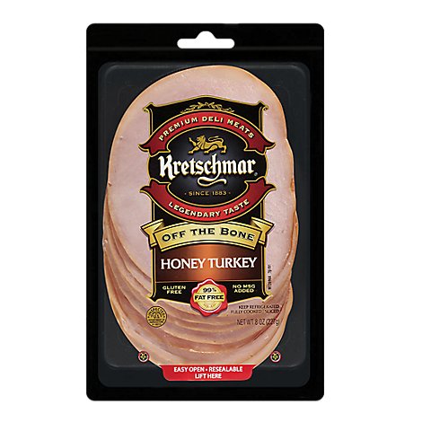 Kretschmar Off The Bone Honey Turkey - 0.50 Lb