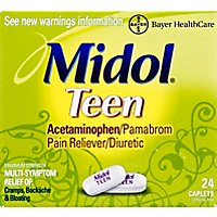 Midol Mx/Str Teen Caplet 24 Ct - 24 Count - Image 2