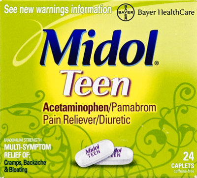 Midol Mx/Str Teen Caplet 24 Ct - 24 Count - Image 2