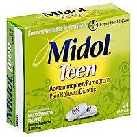 Midol Mx/Str Teen Caplet 24 Ct - 24 Count - Image 1