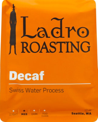 Caffe Ladro Swiss Water Decaf - 12 Oz - Image 2