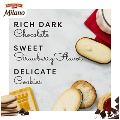 Pepperidge Farm Milano Chocolate Strawberry Flavored Cookies - 7 Oz - Image 2