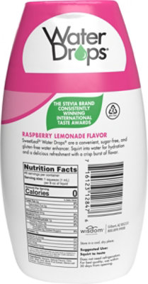 Sweetleaf Stevia Water Drop Rspbry Lmn - 1.62 Fl. Oz. - Image 6
