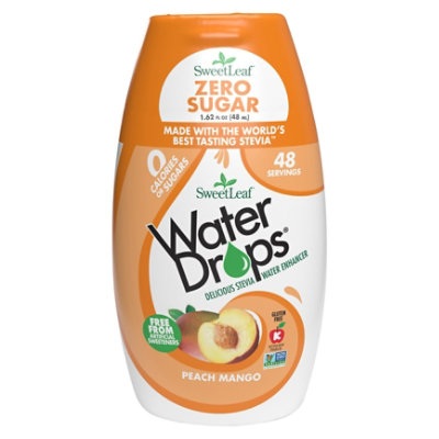 Sweetleaf Stevia Water Drop Peach Mango - 1.62 Fl. Oz. - Image 3