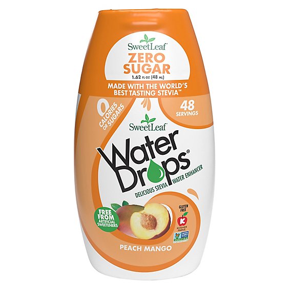 Sweetleaf Stevia Water Drop Peach Mango - 1.62 Fl. Oz.