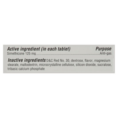 Signature Select/Care Gas Relief Simethicone 125mg Extra Strength Cherry Creme Tablet - 48 Count - Image 3