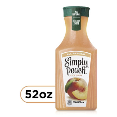Simply Peach Juice All Natural - 52 Fl. Oz.