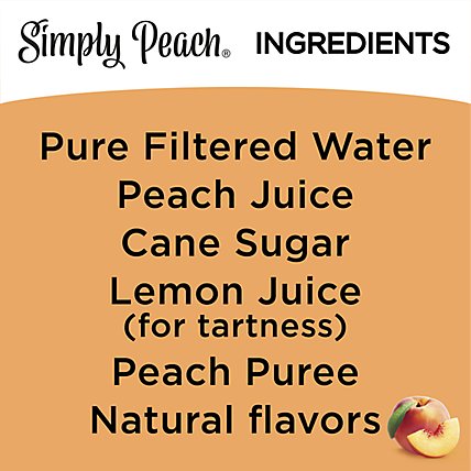 Simply Peach Juice All Natural - 52 Fl. Oz. - Image 5