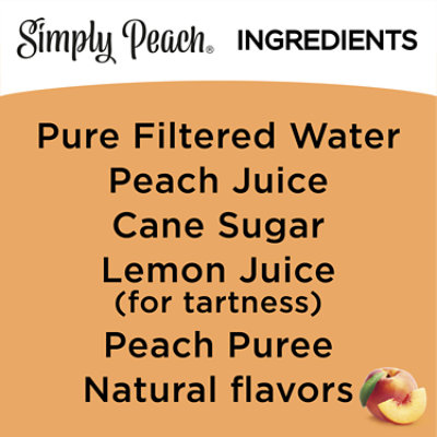 Simply Peach Juice All Natural - 52 Fl. Oz. - Image 5