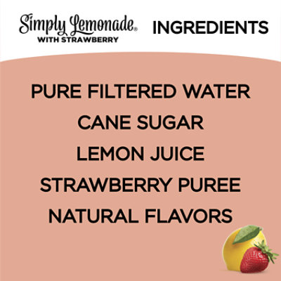 Simply Lemonade Juice All Natural With Strawberry - 52 Fl. Oz. - Image 5