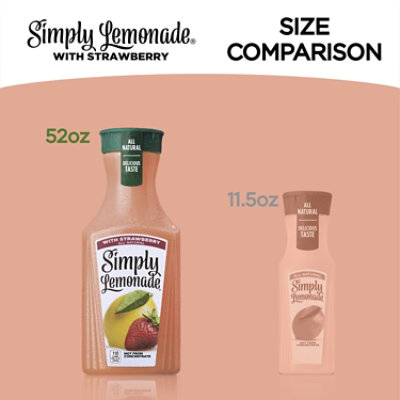 Simply Lemonade Juice All Natural With Strawberry - 52 Fl. Oz. - Image 5