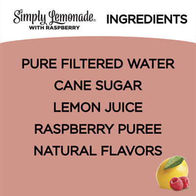 Simply Lemonade Juice All Natural With Raspberry - 52 Fl. Oz. - Image 5